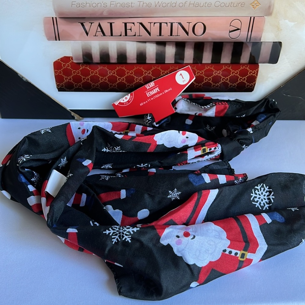 Buyers Choice Pick 2 Floral Patterned Scarves or Bag Accessories - Picture 2 of 4
